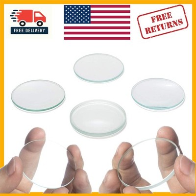 6-Piece Optical Glass Lens Set with Double Convex & Concave Lenses, 50mm