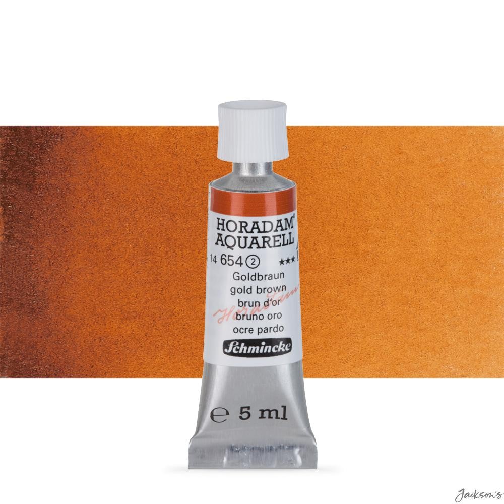 Schmincke Horadam Aquarell 5ml Watercolour – Gold Brown