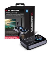 Monster Bluetooth Transmitter  Receiver, 2-in-1 Bluetooth Audio Adapter, Str...