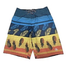 Ocean Current Board Shorts Mens 30 Multicolor Pineapple Tropical Next Flex Surf