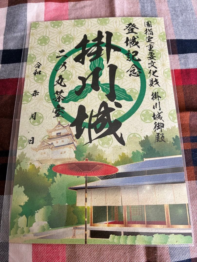 Kakegawa Castle Seal Limited Tea Edition Near Mint Collectible