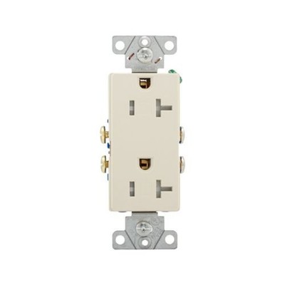 Eaton Wiring Devices TR1307LA-BOX - Recp TR Deco Duplex 20A 125V 2P3W LA - 1EA