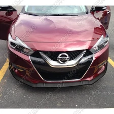 For 2016-2018 Nissan Maxima GT-Style Carbon Look Front Bumper Body Spoiler Lip