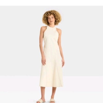 From-future Women's White and Cream Dress