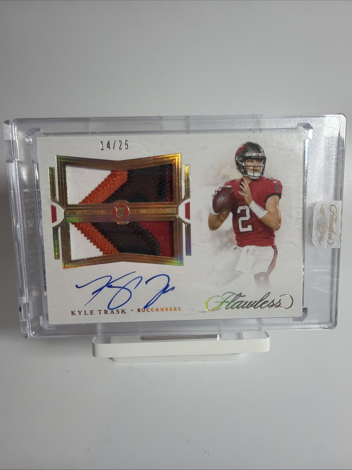 2021 Panini Flawless Dual Rookie Patch Autograph /25 Kyle Trask RDPA-KTR