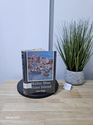 Malta: Blue Water Island by Gary Hogg 1968 First US Edition Hardcover Dust Jacke