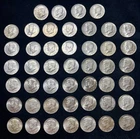 Lot of 46 1965-69 Kennedy Half Dollars 40% Silver Circulated