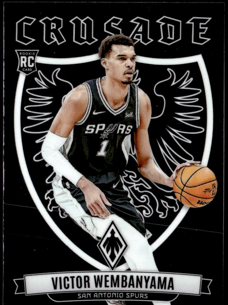 2023-24 Panini Phoenix #3 Victor Wembanyama Crusade Rookie E1