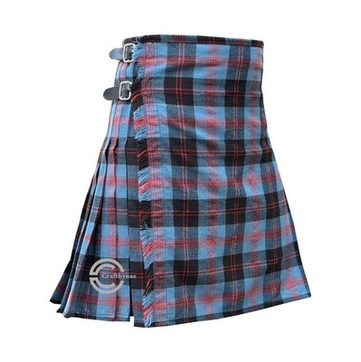 Scottish Angus alter 8 Yard Kilt für Männer traditioneller Highland Tartan Kilt