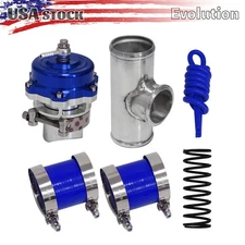 2"/50mm 35 PSI Boost V-Band Turbo Blow Off Valve + 60mm Flange Pipe Hose Kit