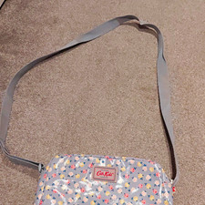 Cath Kidston Insulated Zip Shoulder Lunch Bag Floral Print Grey/Multicolour 5L