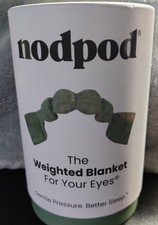 Nodpod Weighted Sleep Mask Sage Green Open Box - New