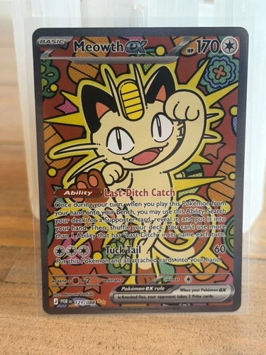Meowth ex 121/088 SIR Perfect Order Pokemon TCG Special Illustration Rare NM