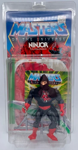 MOTU Ninjor 100% Complete Card Backs & Comic He-Man Vintage Mattel 1987 Rare M