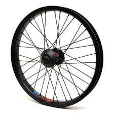 Stranger LHD Crux V2 Freecoaster BMX Wheel - Black Hub With Black XL Rim 9 Tooth