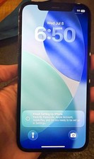 Apple iPhone 12 Pro 128GB Blue Cracked Back U...