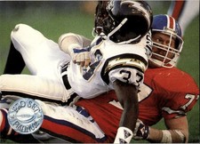1991 Pro Set Platinum Performer VTG Football Card Karl Mecklenburg Denver