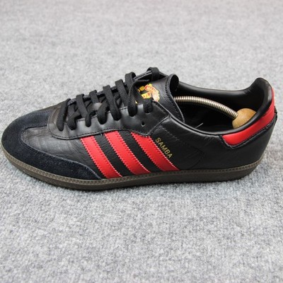 Adidas Samba Team Manchester United Mens Shoes 12.5 Sneaker Black Red Original
