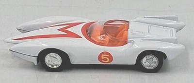 1997 Johnny Lightning Speed Racer Mach 5 White Playing Mantis 1:64 Diecast Loose