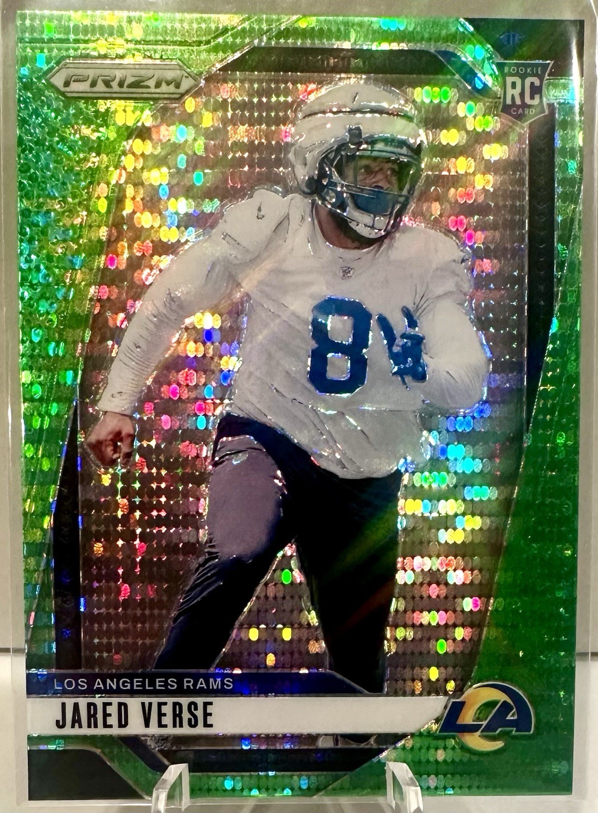 2024 Panini Prizm Jared Verse Neon Green Pulsar Prizm #341