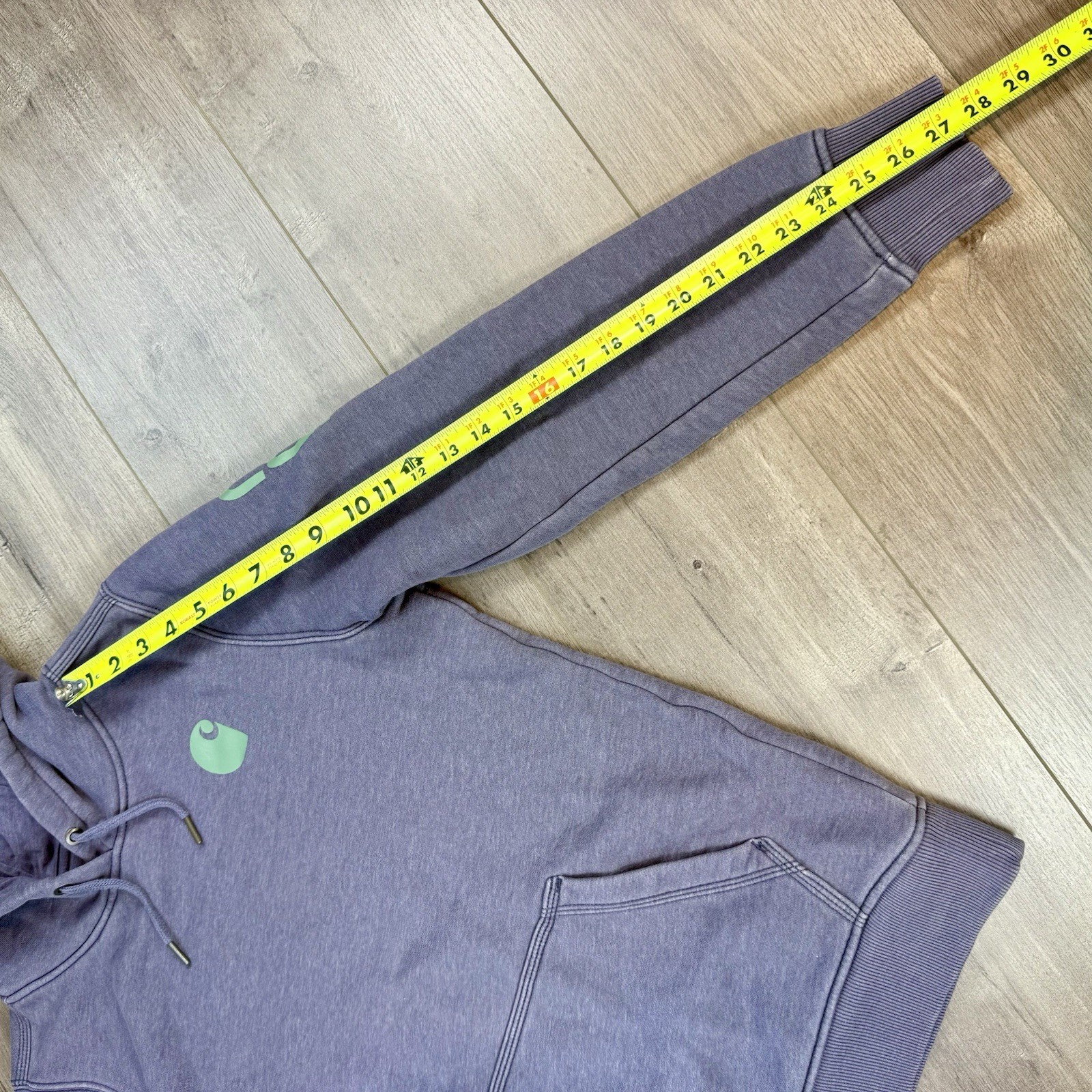 Carhartt Iconic Clarksburg Relaxed Fit Midweight Logo Sleeve Graphic Hoodie W thumbnail 14