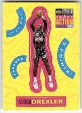 1996-97 Collector's Choice Stick 'Ums Clyde Drexler #S10 Houston Rockets