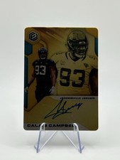 2019 Panini Elements - Signatures Calais Campbell #SS-CC Gold /50 (AU)