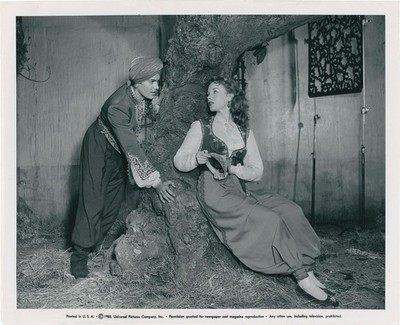 Piper Laurie Tony Curtis PRINCE WHO WAS THIEF Original photograph from #160140