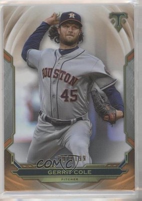 2019 Topps Triple Threads Amber 97/199 Gerrit Cole #21 8k4
