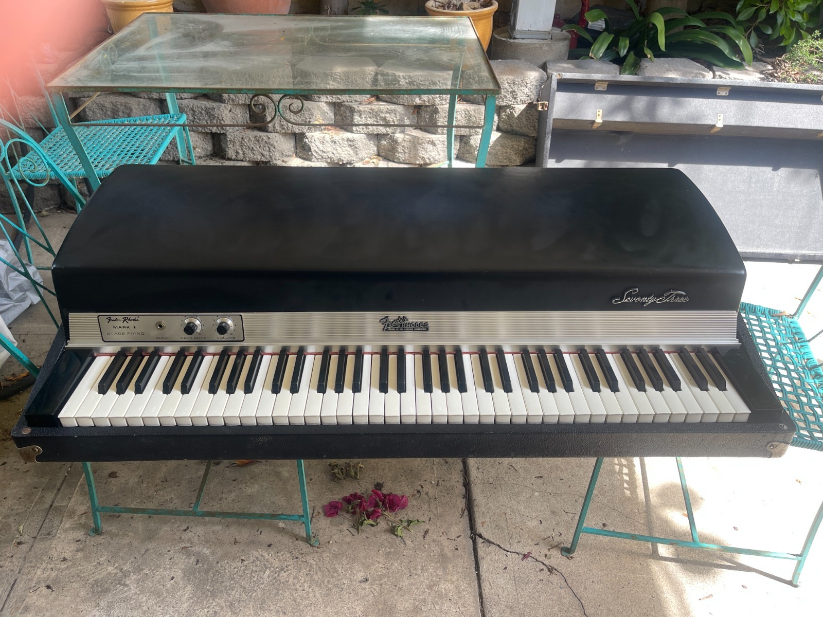 Vintage Fender Rhodes Mark I Stage Piano 73-Key 1973 Electric Keyboard - Nice