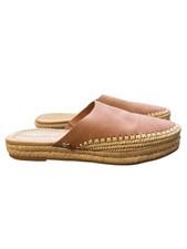 Sam Edelman Austin Woven Platform Espadrille Slip On Mules Sz 8 Pink Blush Suede