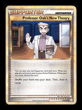 Professor Oak's New Theory 101/123 Uncommon HeartGold & SoulSilver Pokemon LP