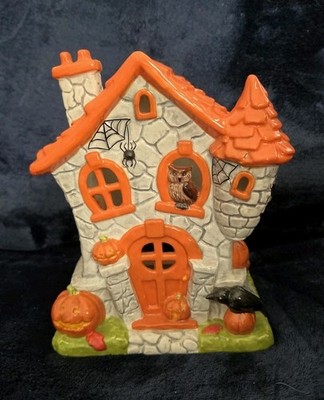 Bath & Body Works White Barn Candle Co HALLOWEEN HAUNTED HOUSE Votive Holder