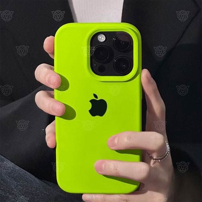 Liquid Silikon Hülle For iPhone 16 15 14 13 12 Pro Max 16+Plus Logo Case Taschen