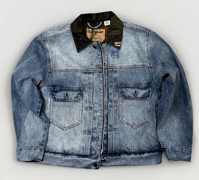 Barbour Levi's Type II Denim Jacket Vintage Washed Medium Brand New