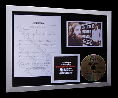 THE BLACK KEYS Tighten Up QUALITY MUSIC CD LTD FRAMED DISPLAY+FAST GLOBAL SHIP
