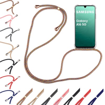Handykette für Samsung Galaxy A16 Handyhülle mit Band Hülle
