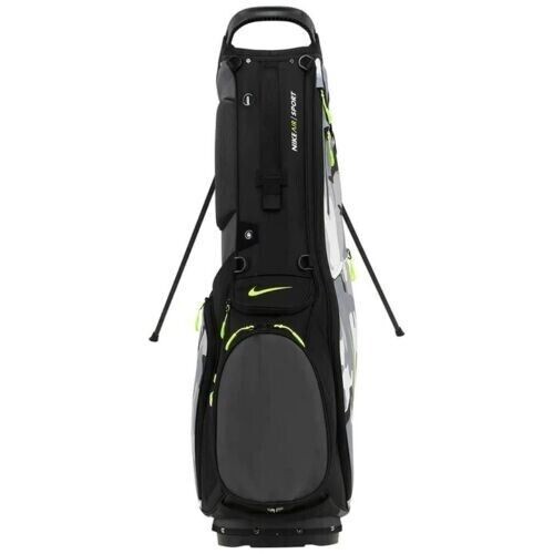 Nike Air Sport 2 Camo Carry Golf Bag Black DR5133 025 With Nike Air Sport 2 Camo Carry Golf Bag Black DR5133 025 With