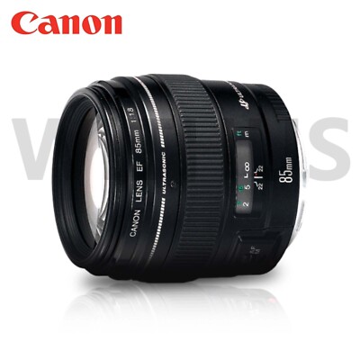 Canon EF 85mm F1.8 USM Camera Lens (2519A003) Genuine - Tracking