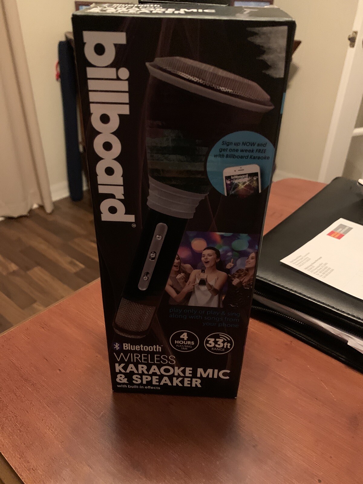 billboard wireless karaoke mic and speaker