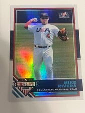 MIKE RIVERA 2017 Panini Stars & Stripes USA Baseball #21 HOLO Longevity #'d/99