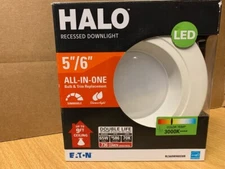 Halo 6-in Remodel and New Construction White Ic Baffle Recessed Light Kit