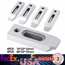 CNC Wire EDM Stainless Steel Jig Holder For Clamping Wire EDM Clamp M8 Screw