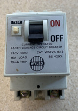 WYLEX ELCB WSEVS 16/2, 16A 10mA, new in box