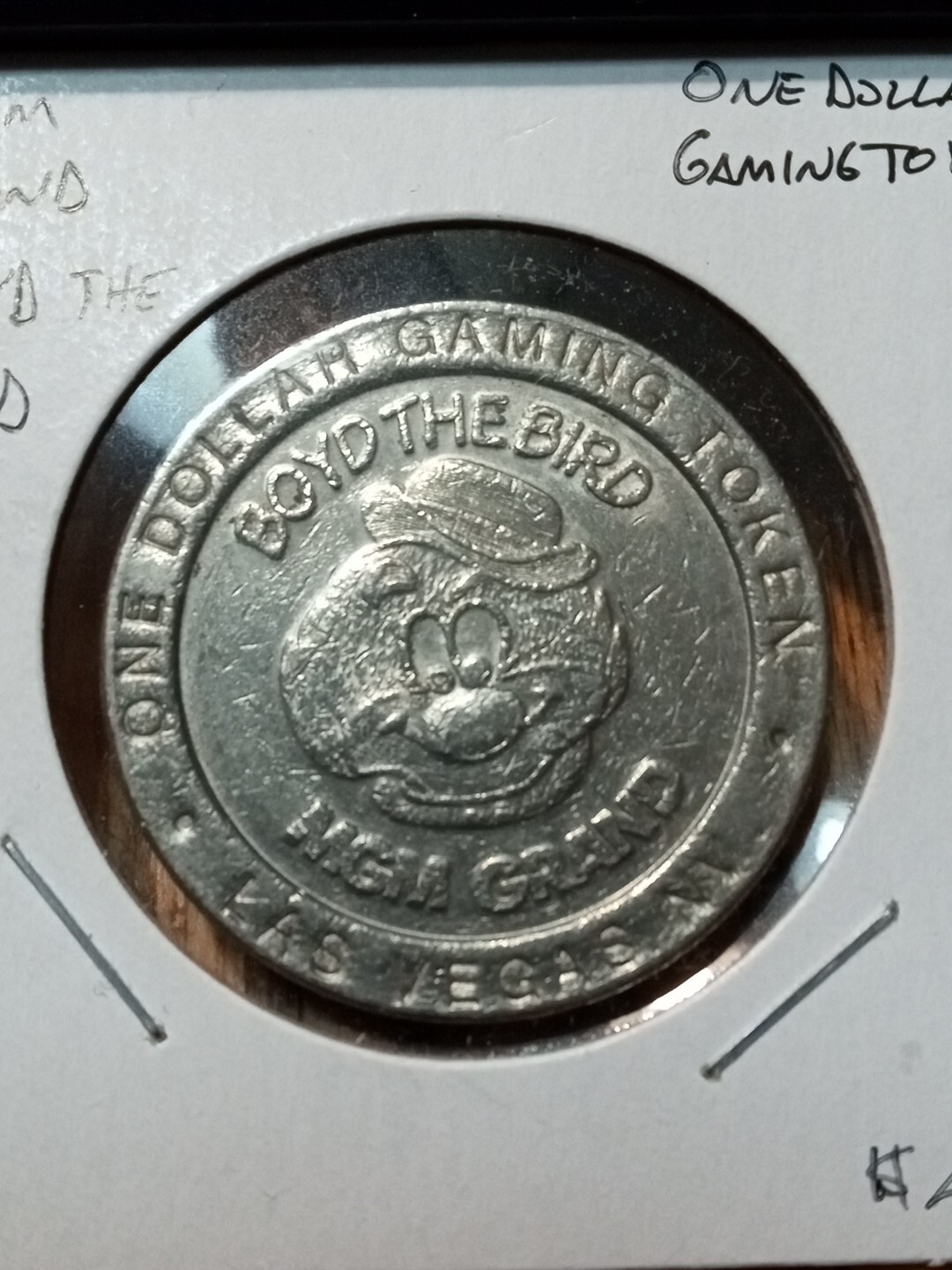 Boyd The Bird MGM Grand  1993 Las Vegas, NV Dollar Gaming Token MGM Lion