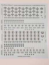 Horus Heresy Legiones Astartes Infantry Transfer Sheet, Decals, 40K, GW