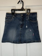 Disney Denim Skirt Youth Girls 10 Princess - Shorts Under