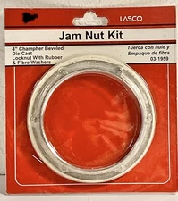 Larsen Supply #03-1959 3-3/8"Strainer Lock Nut,No 21610, 