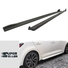 19-25 Fit For Toyota Corolla E210 Hatchback Auris Side Skirt Extension Unpainted