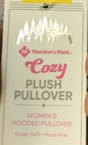 Members Mark Cozy Plush Pullover Hoodie 